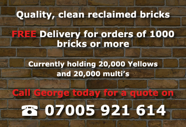 currently holding yellow and multi stock reclaimed bricks 